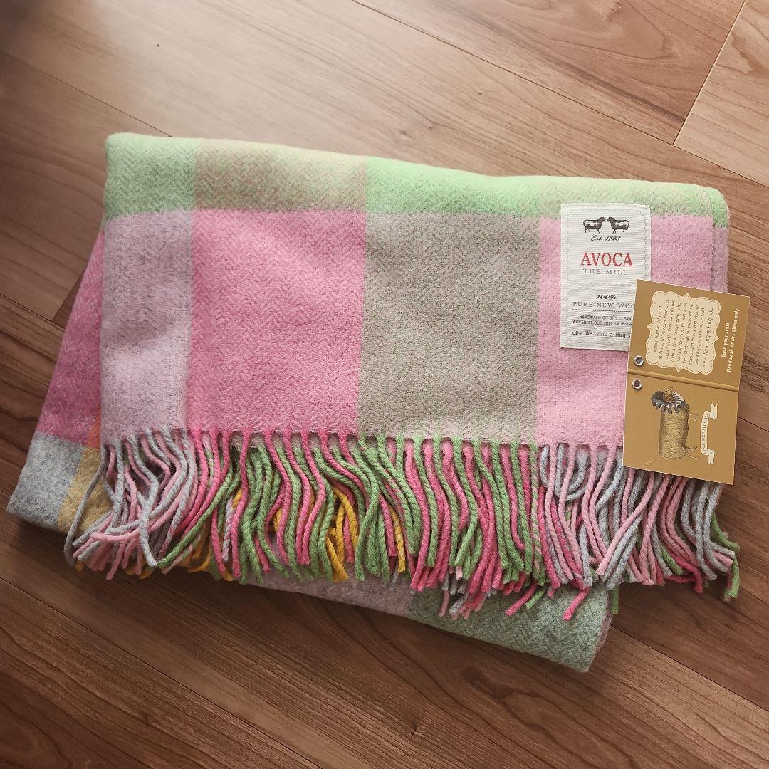 新品未使用　AVOCA　膝掛け　ブランケット　ストール　ショール
