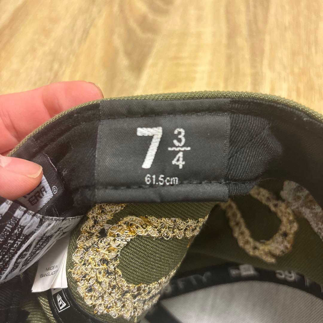 Supreme New Era Sロゴ キャップ 7 3/4