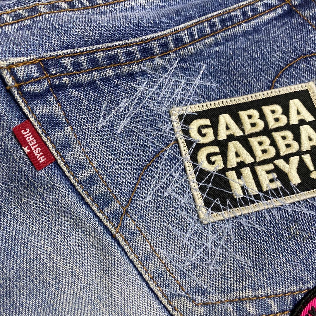 hysteric glamour × Ramones ワッペン コラボ ジーパン
