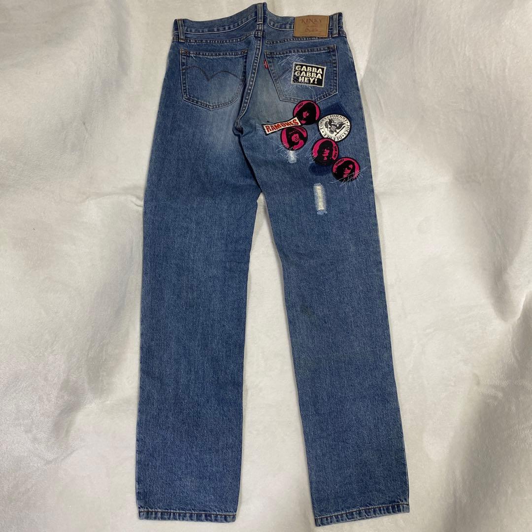 hysteric glamour × Ramones ワッペン コラボ ジーパン