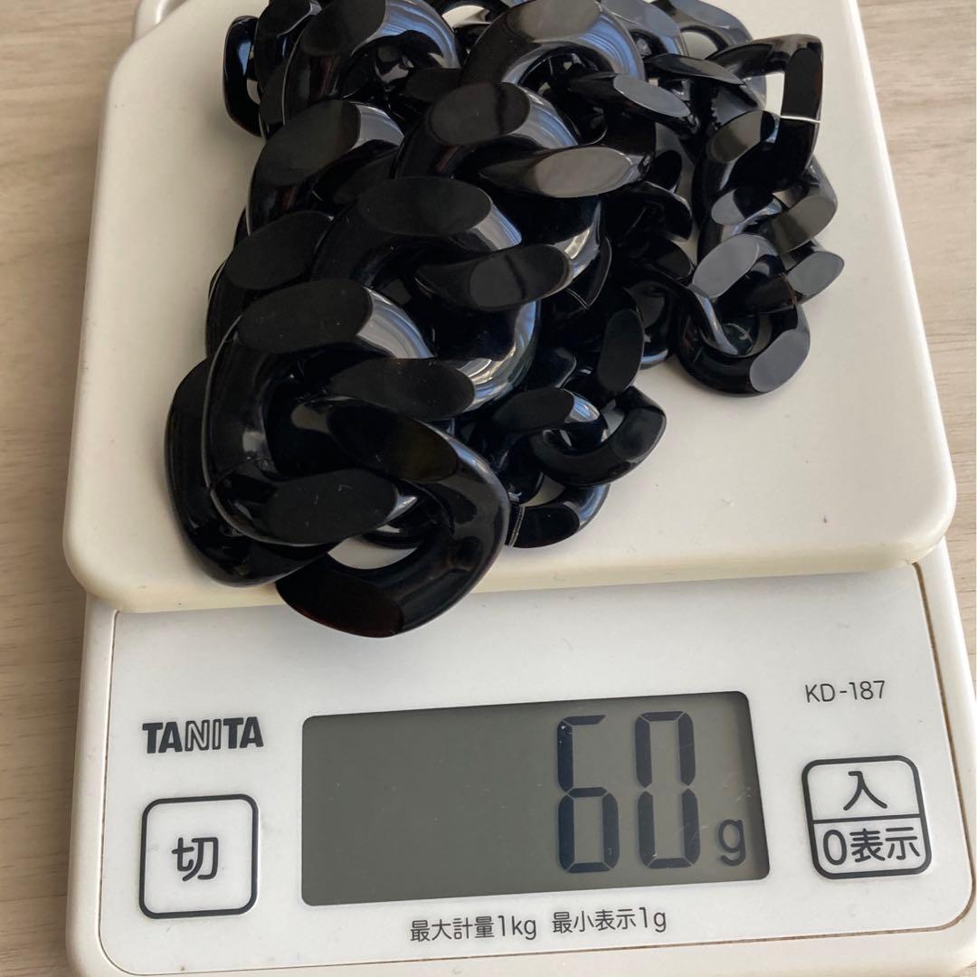 鼈甲 べっ甲ネックレス アンティーク　ビンテージ　天然　レトロ　ロング　黒甲