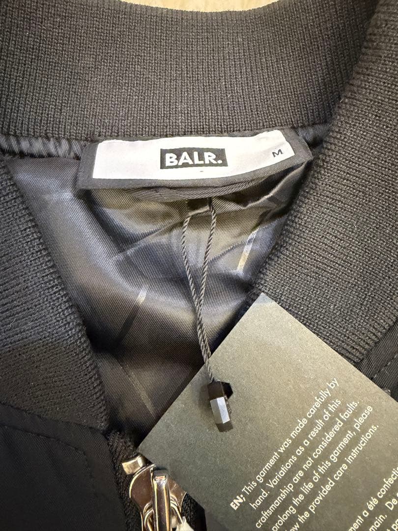 BALR. ボーラー MA-1 ボンバージャケット M ブラック カーゴポケット