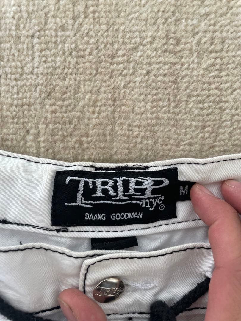 T*U様 TRIPP NYC ボンテージ　パンツ　白　スカル