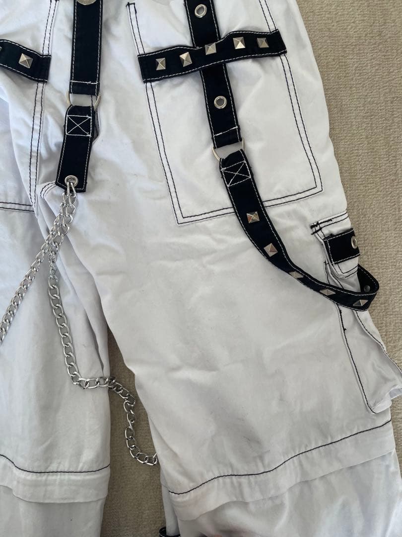 T*U様 TRIPP NYC ボンテージ　パンツ　白　スカル