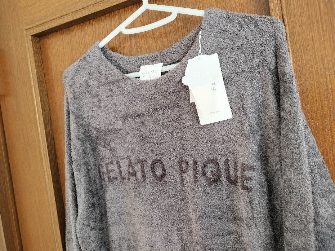 gelato pique グレー ロングスリーブドレス