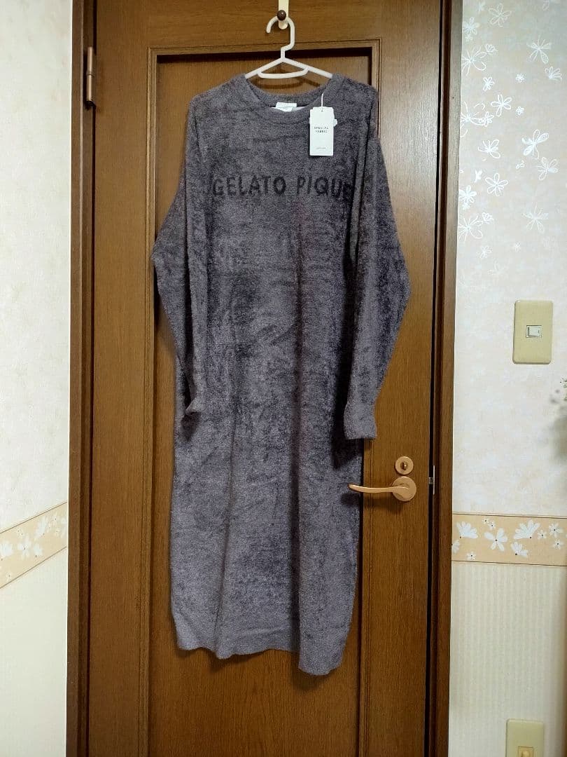 gelato pique グレー ロングスリーブドレス