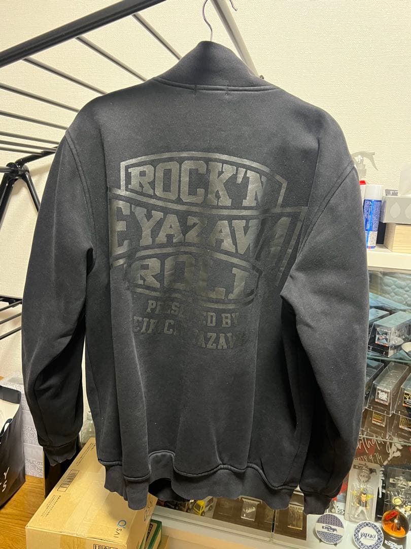 矢沢永吉　ジャンパー ROCK'NROLLブラック サイズXL