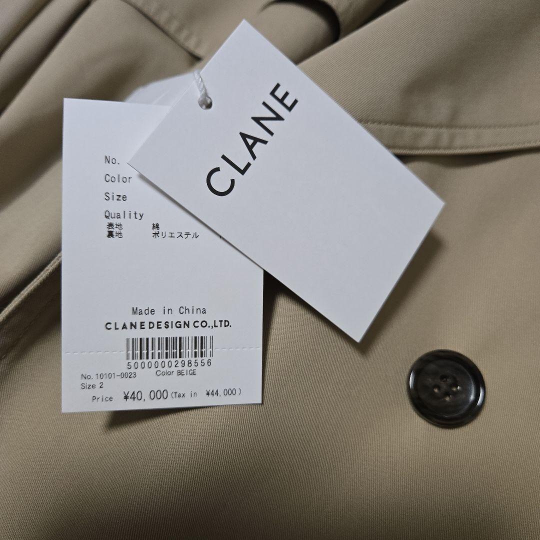 未使用　CLANE　OVER SHORT TRENCH COAT　２