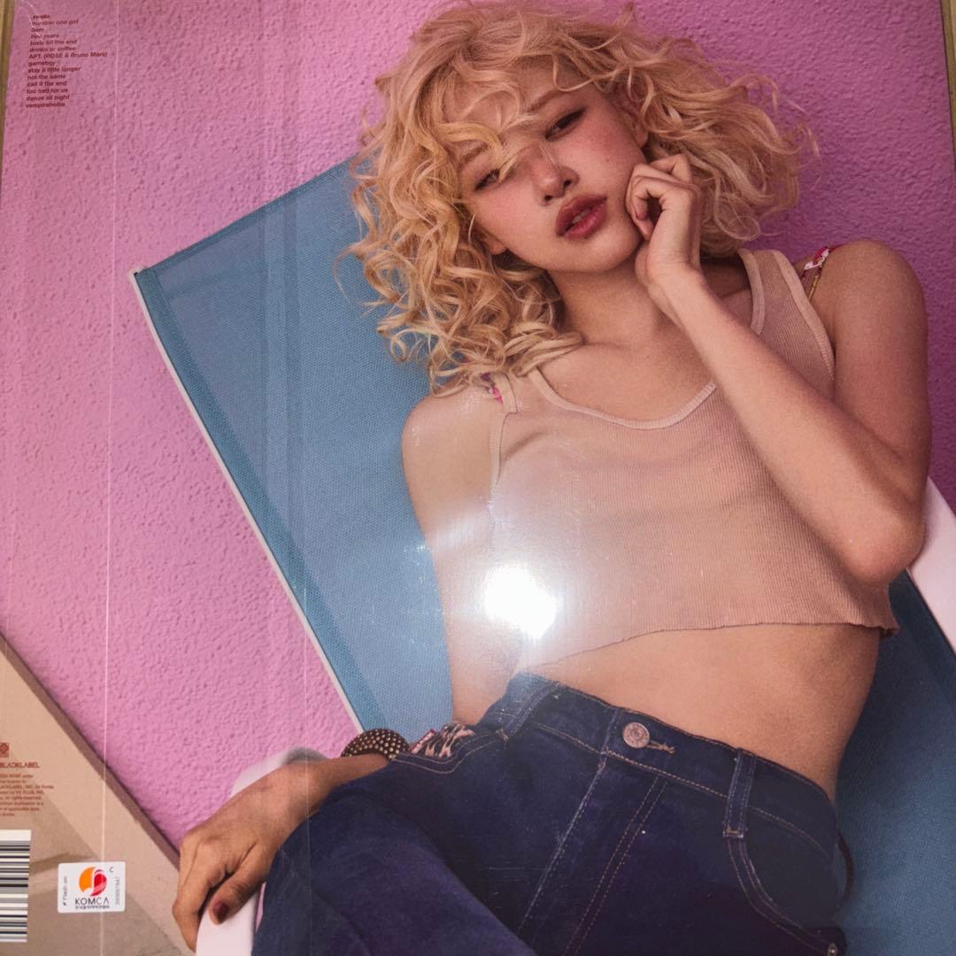 Rose Rosie BLACKPINK ポラ2枚付 LPレコード 新品