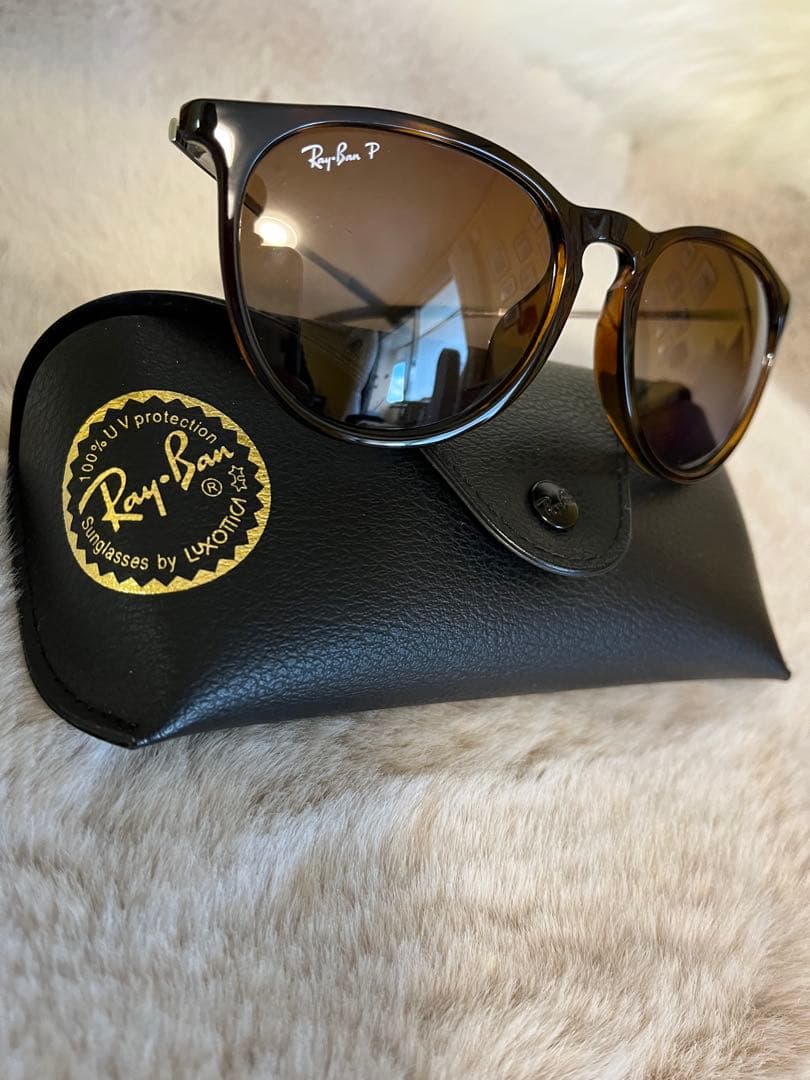 Ray-Ban P サングラス ブラウン UVカット