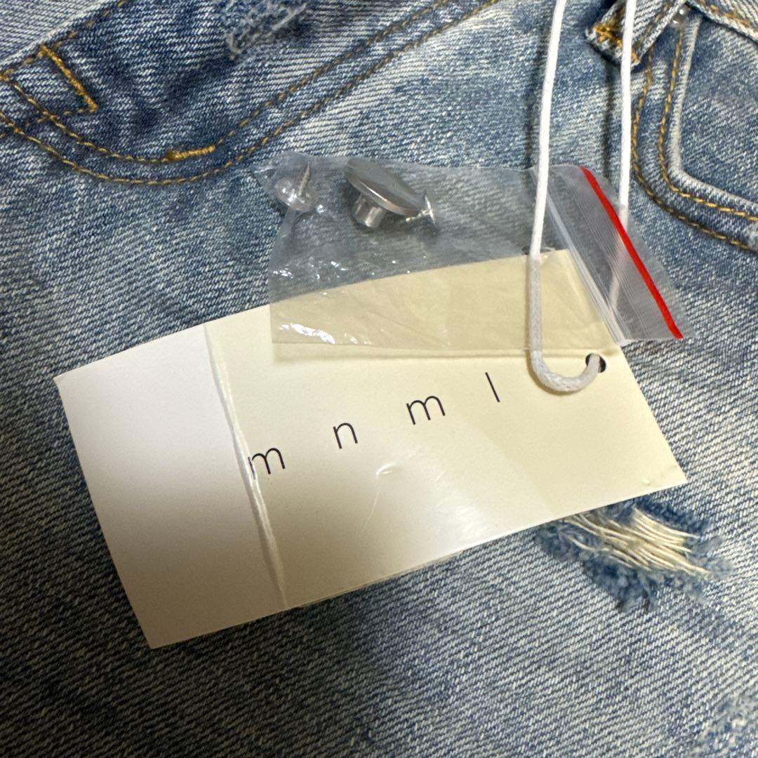 タグ付き　新品　mnmi ミニマル　デニム　ダメージ加工