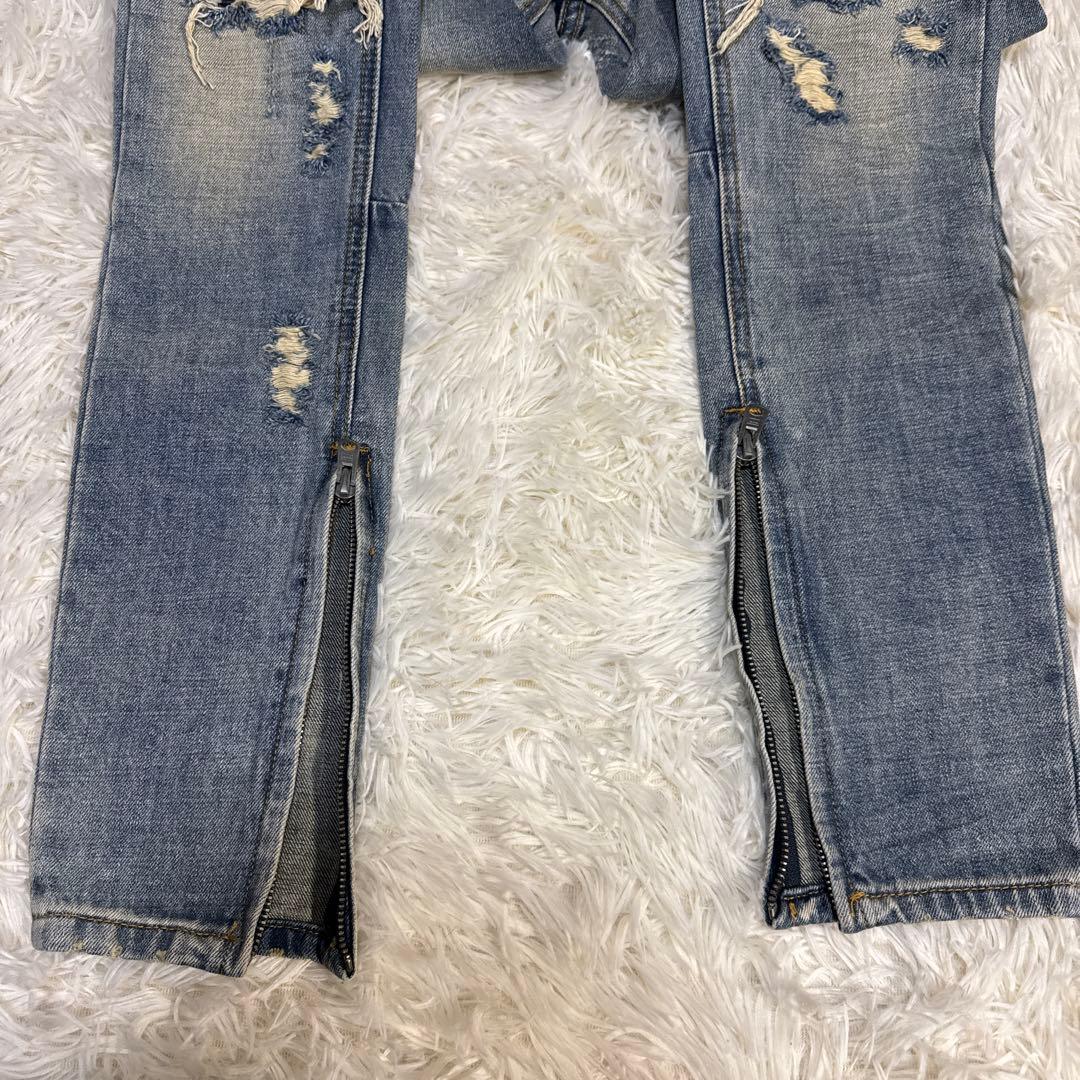 タグ付き　新品　mnmi ミニマル　デニム　ダメージ加工
