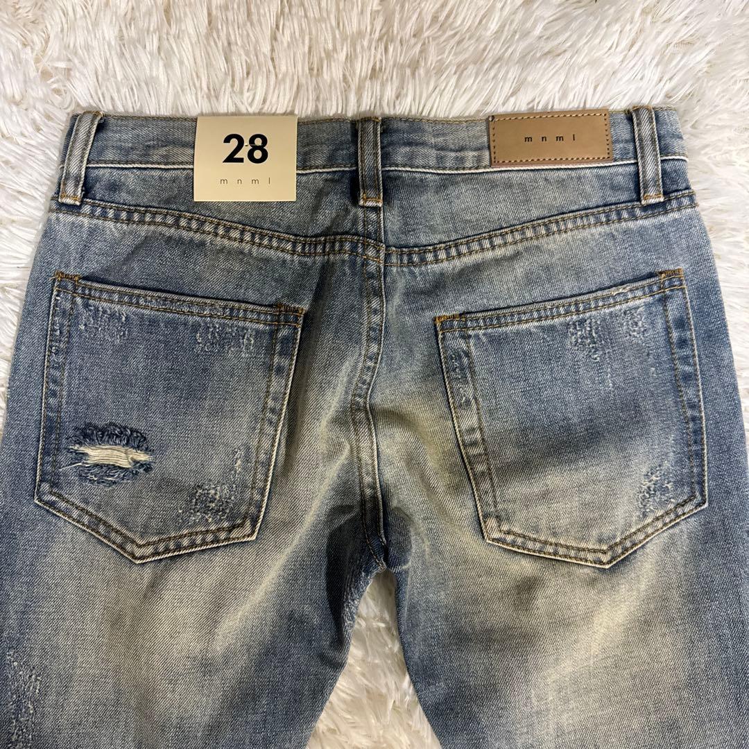 タグ付き　新品　mnmi ミニマル　デニム　ダメージ加工