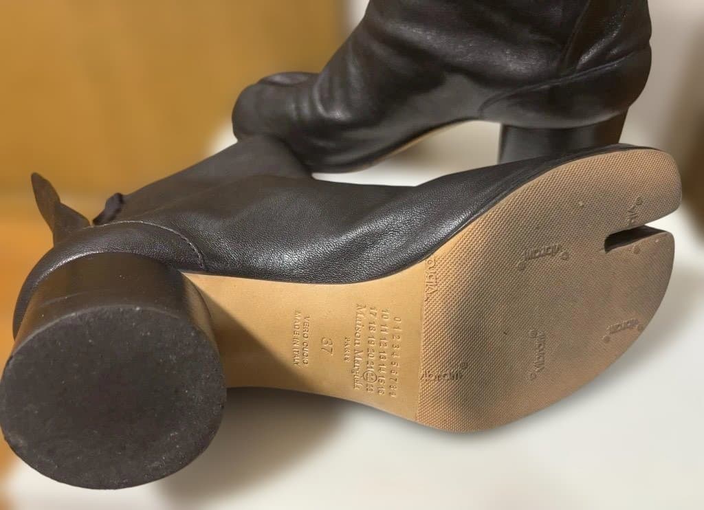 MAISON MARGIELA マルジェラタビブーツ 6cmヒール　37 黒