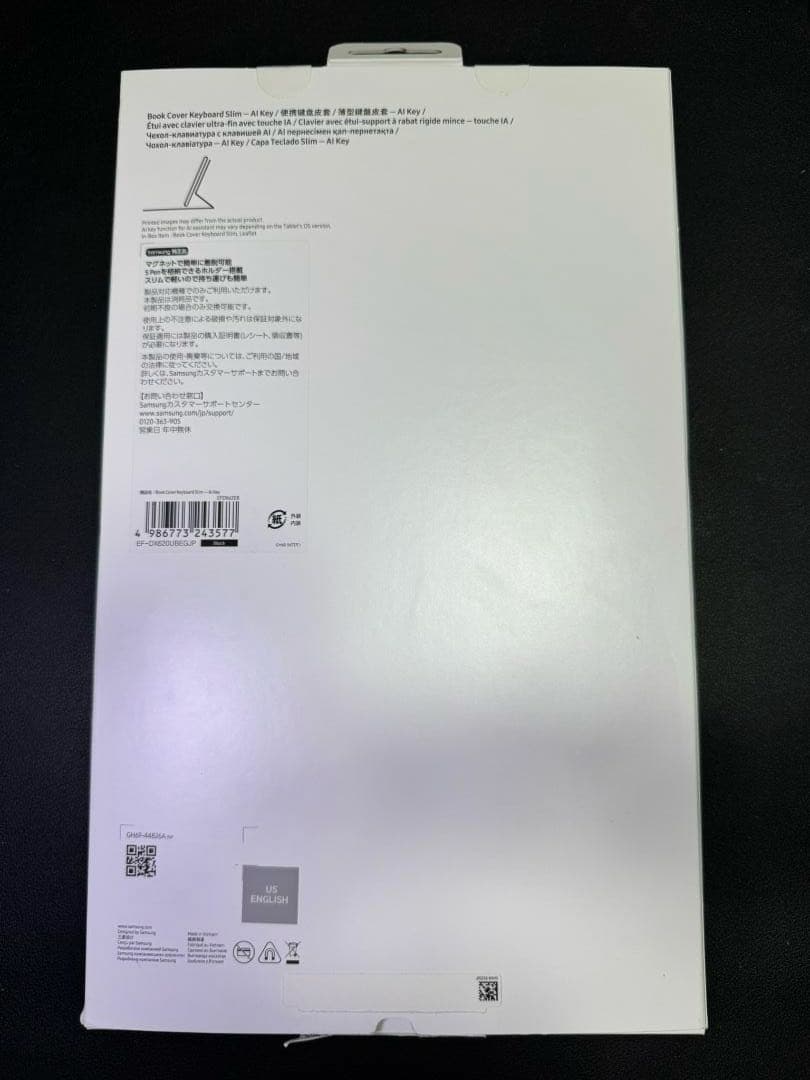 【動作未確認】Galaxy Tab S10 FE+ ブックカバー キーボード