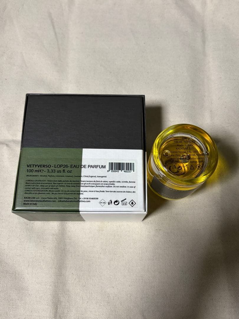 ラボラトリオ　オルファティーボ　オードパルファン　ベチベルソ　100ml