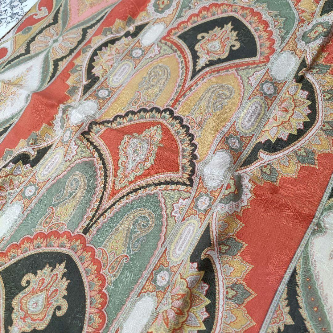 極美品　ETRO　ストール　ショール　ウール／シルク　ITALY　オリエンタル柄