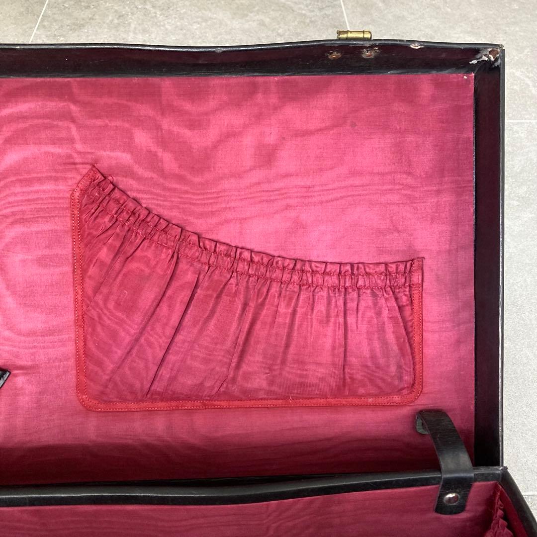 ヴィンテージ レザー トランクケース トランクバッグ レトロ雑貨 古道具