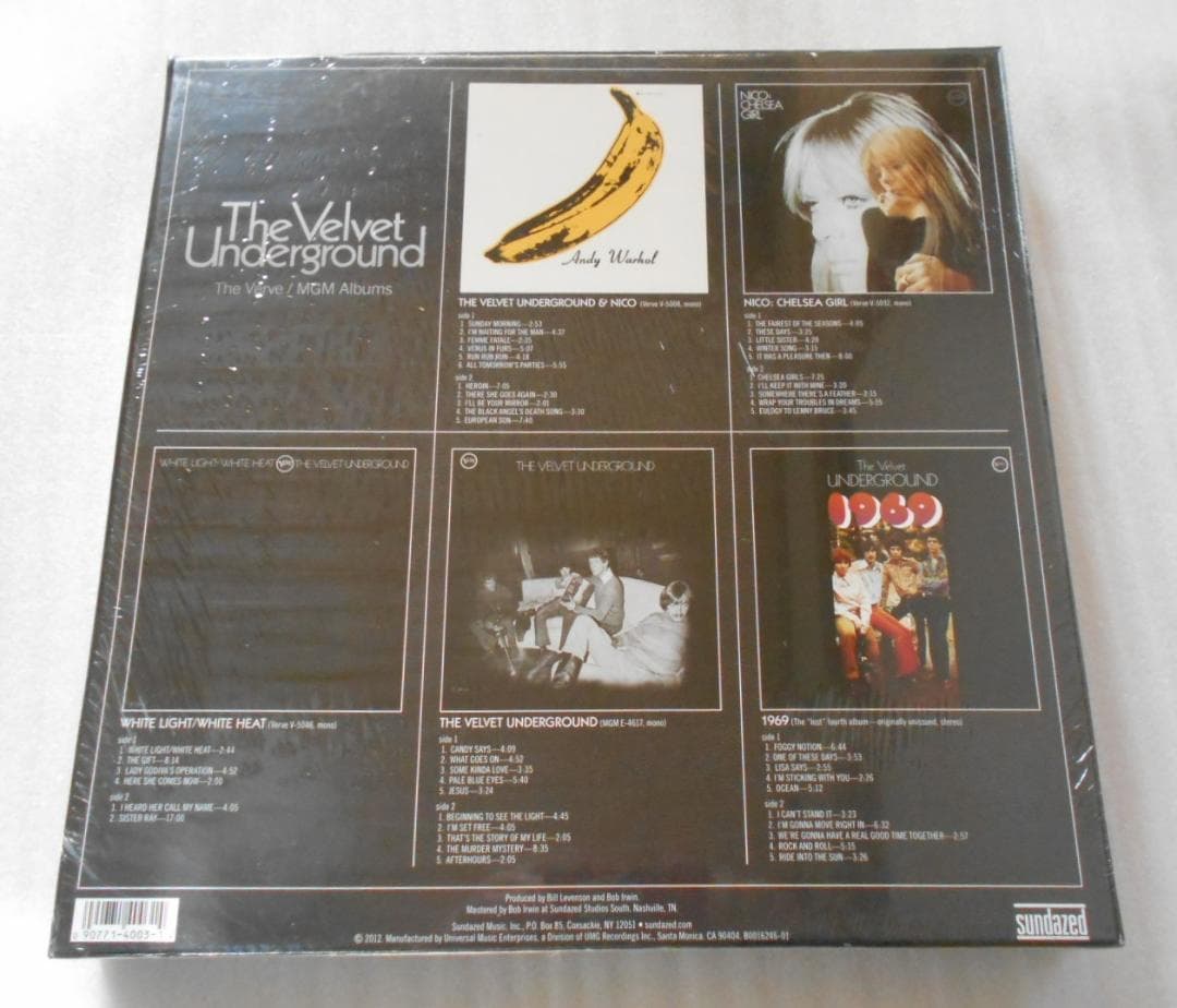 Velvet Underground 2012 未開封BOX 5LP