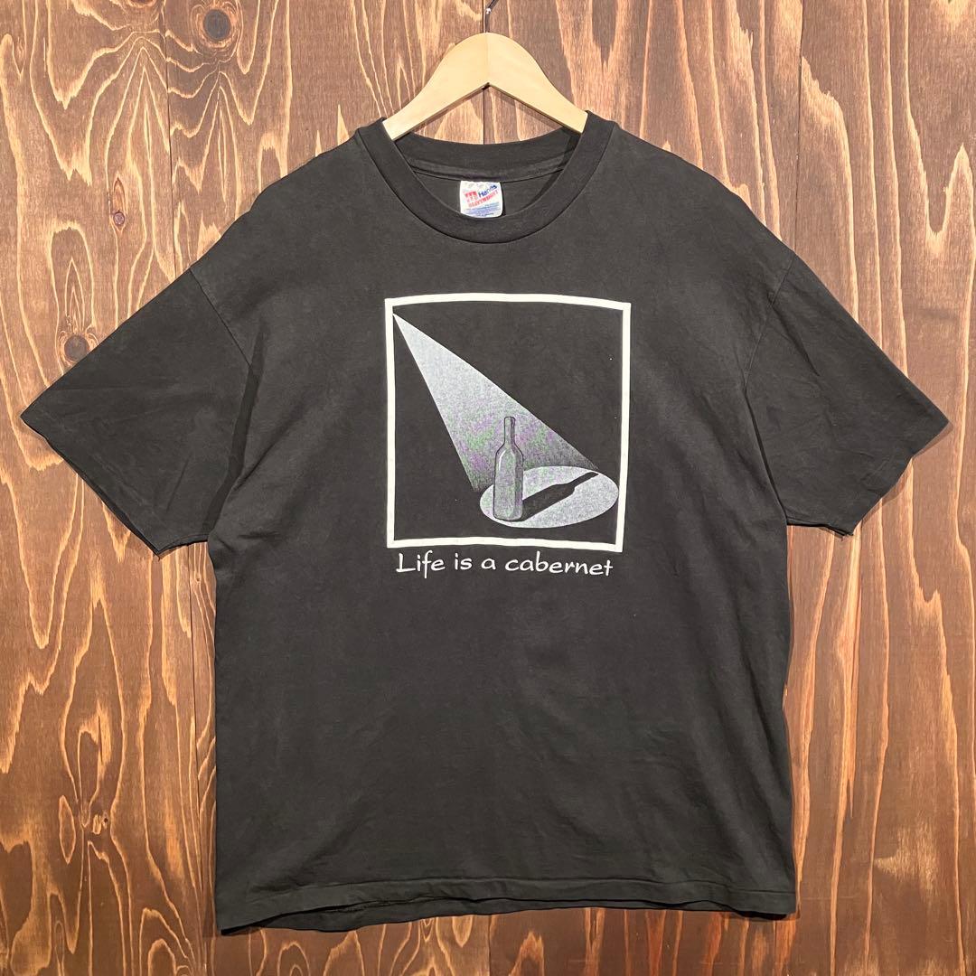 90's Life is a cabernet tシャツ アートt XL