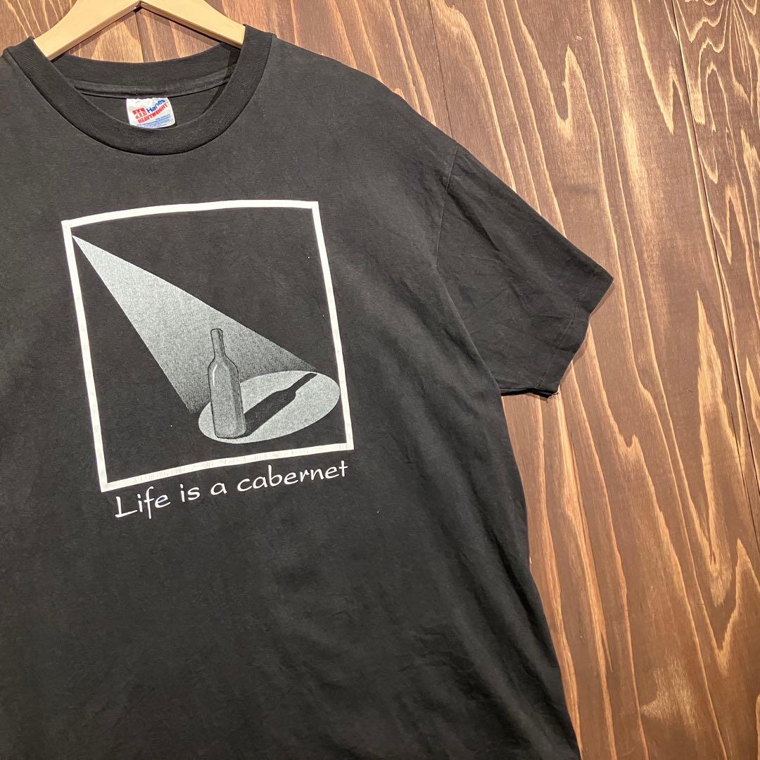 90's Life is a cabernet tシャツ アートt XL
