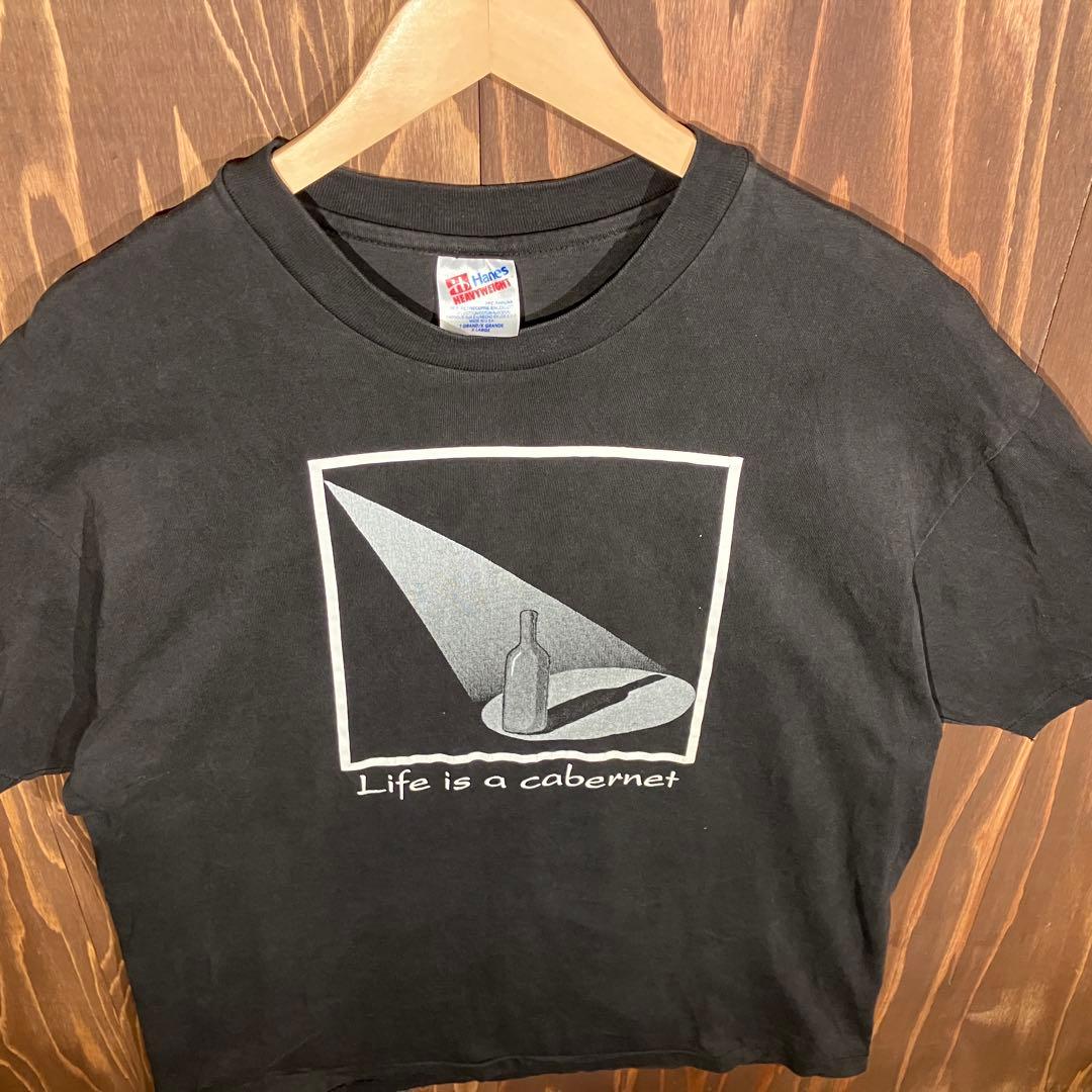90's Life is a cabernet tシャツ アートt XL