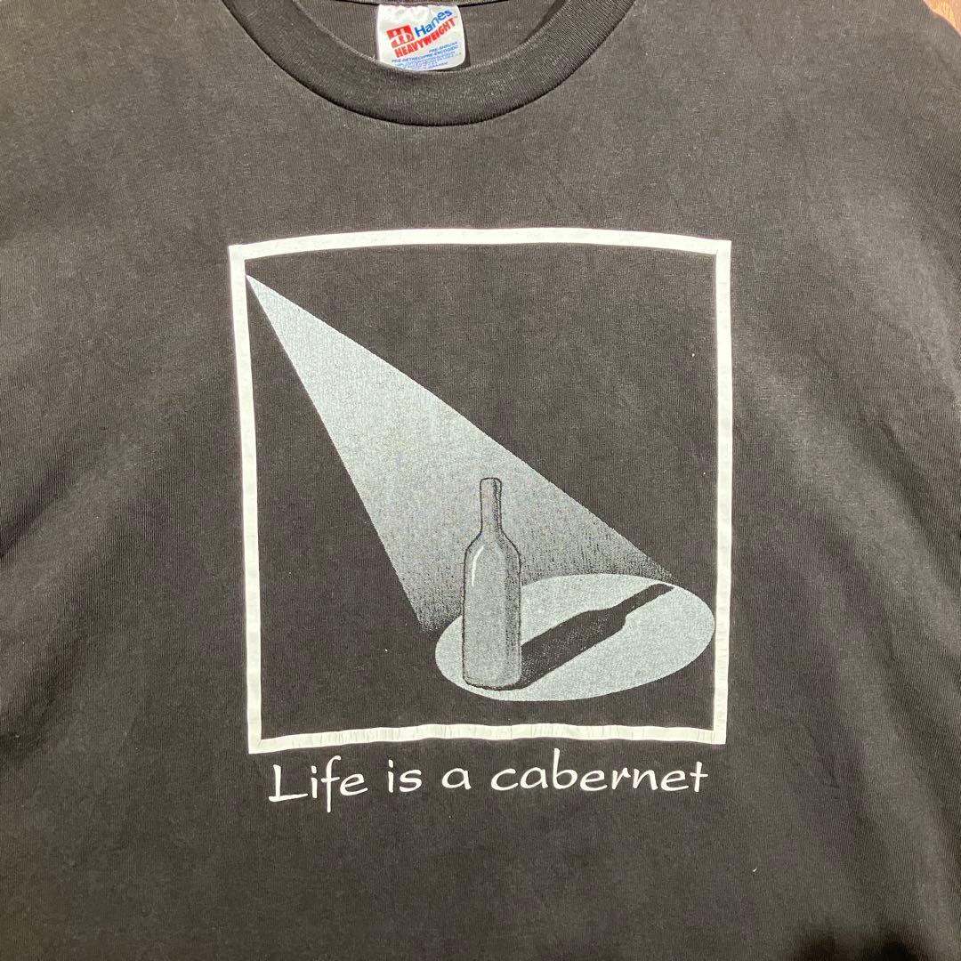 90's Life is a cabernet tシャツ アートt XL