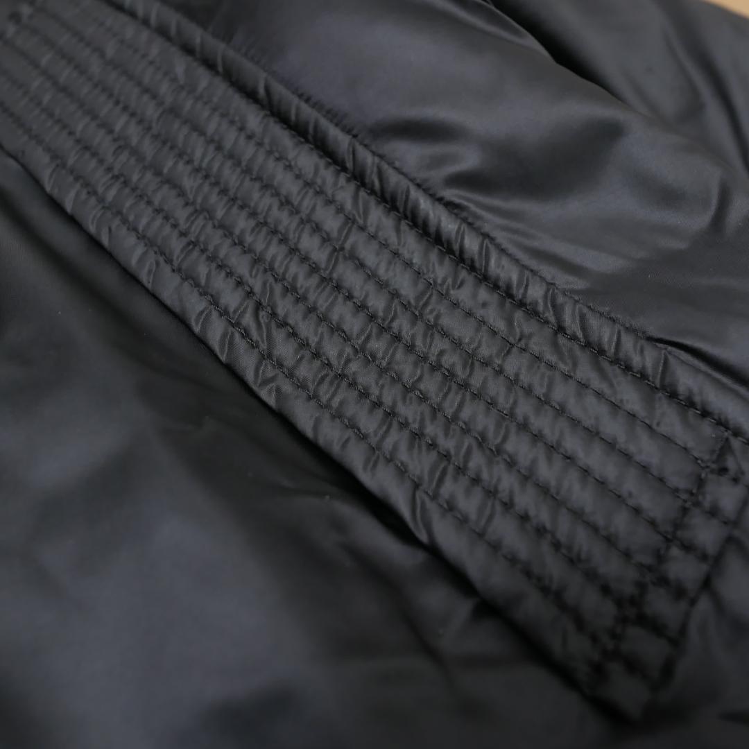 美品【ラルフローレン】ロングダウンコート モッズコート XS ブラック 本革