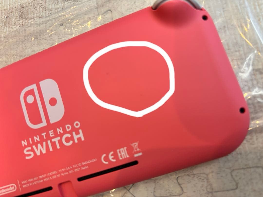 Nintendo Switch Lite コーラル ピンク 本体 充電器付き