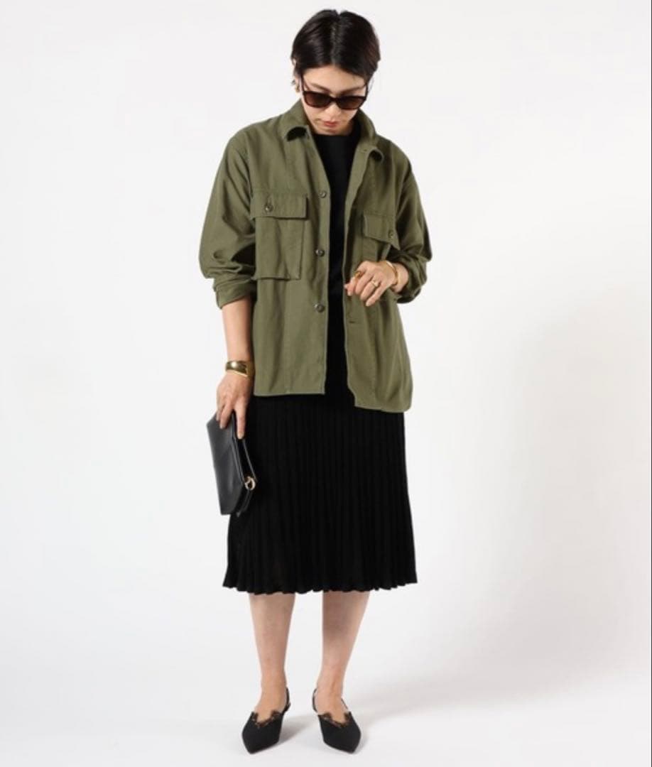 Deuxieme Classe military シャツジャケット