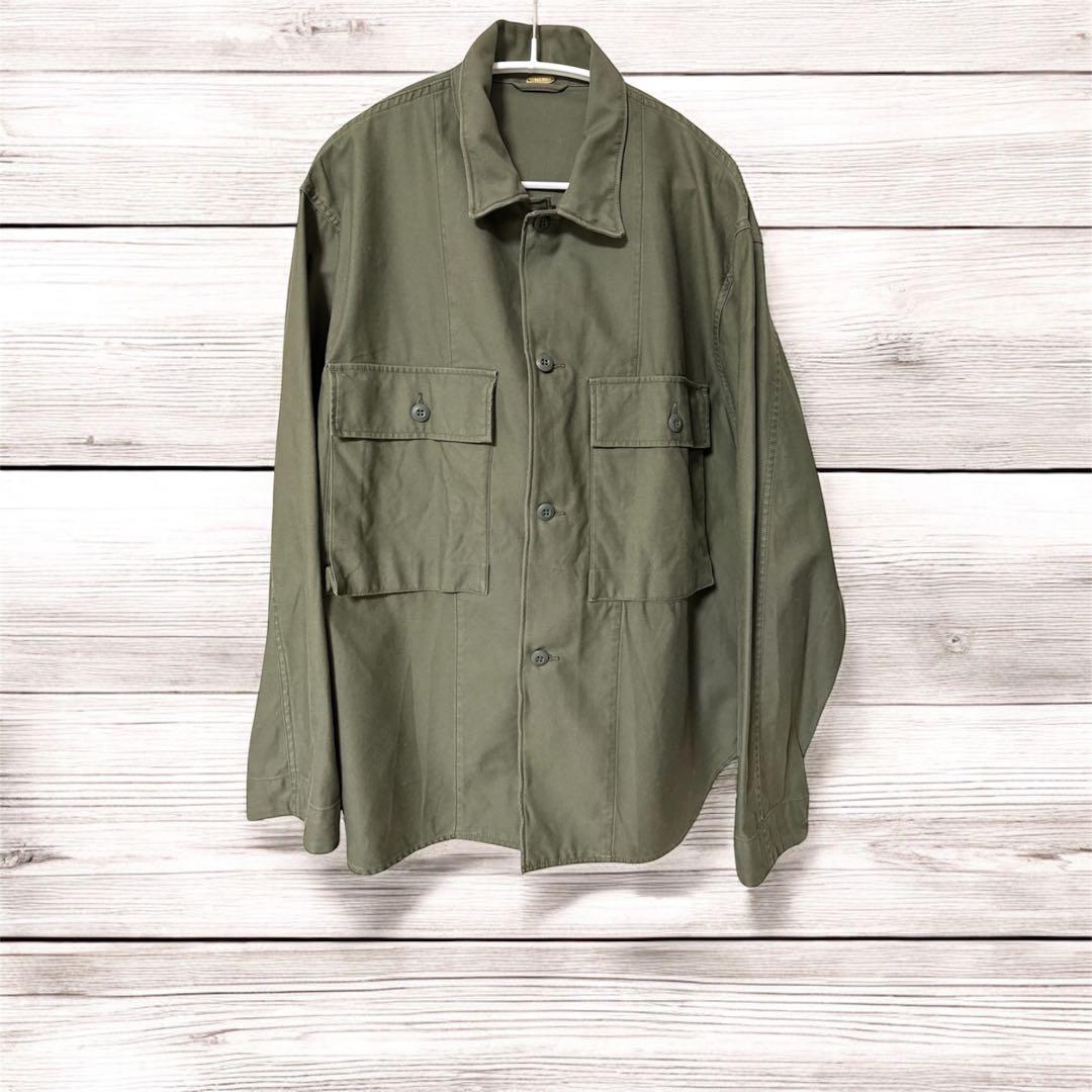 Deuxieme Classe military シャツジャケット