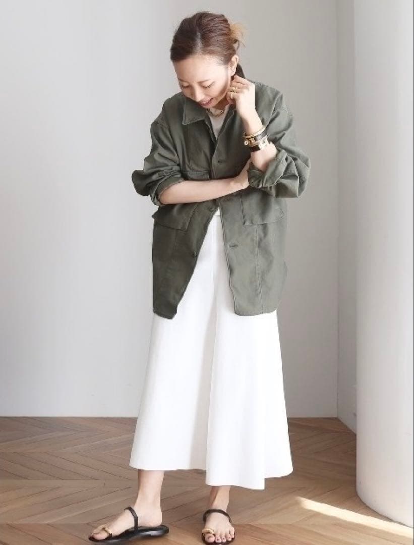 Deuxieme Classe military シャツジャケット