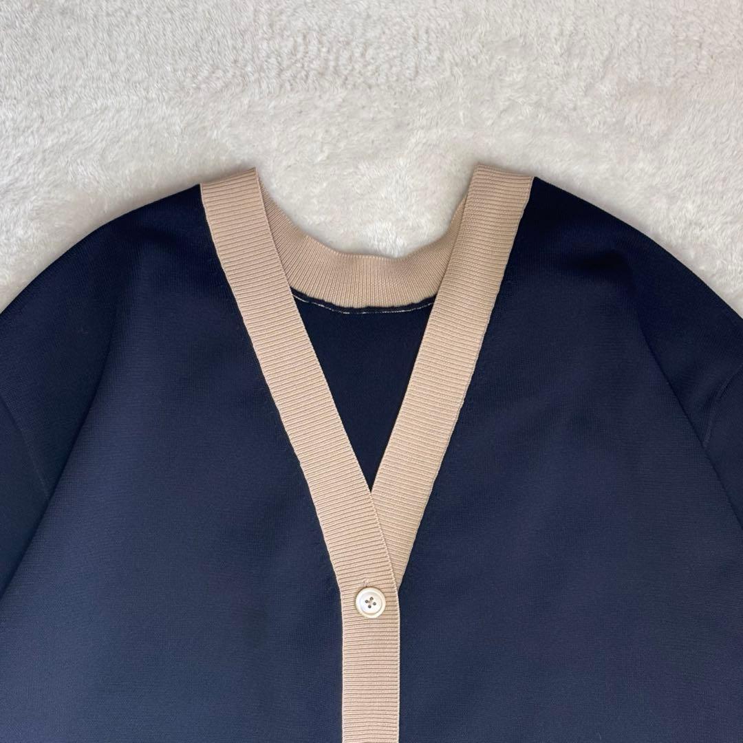 UNITED ARROWS 2wayサイドスリットカーディガン　前後使用可能♡