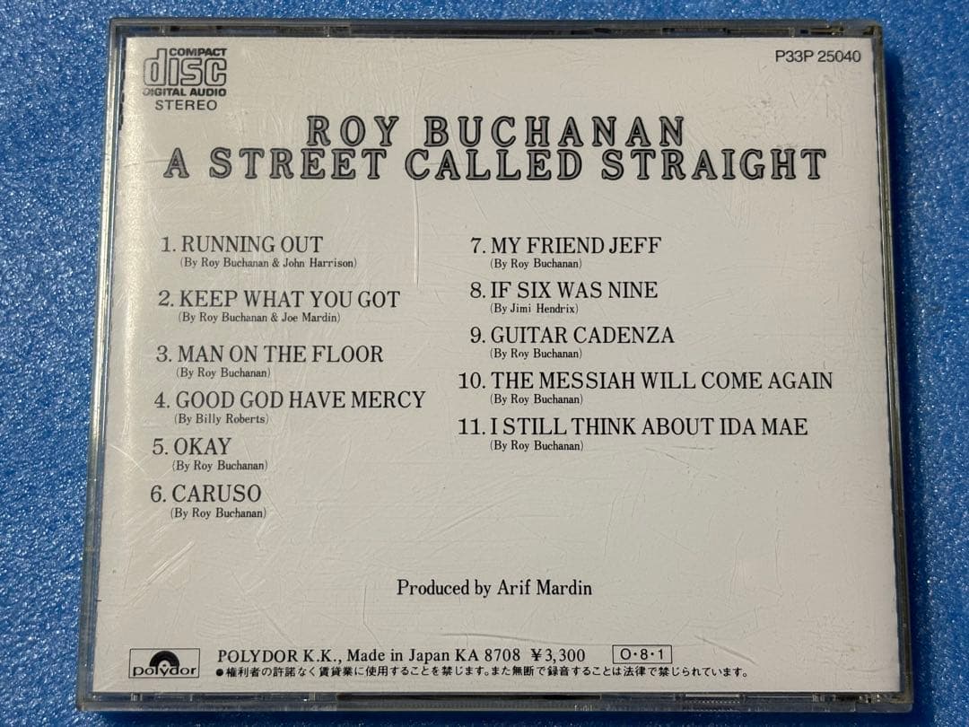 メシアが再び ロイ・ブキャナン 中古CD ROY BUCHANAN