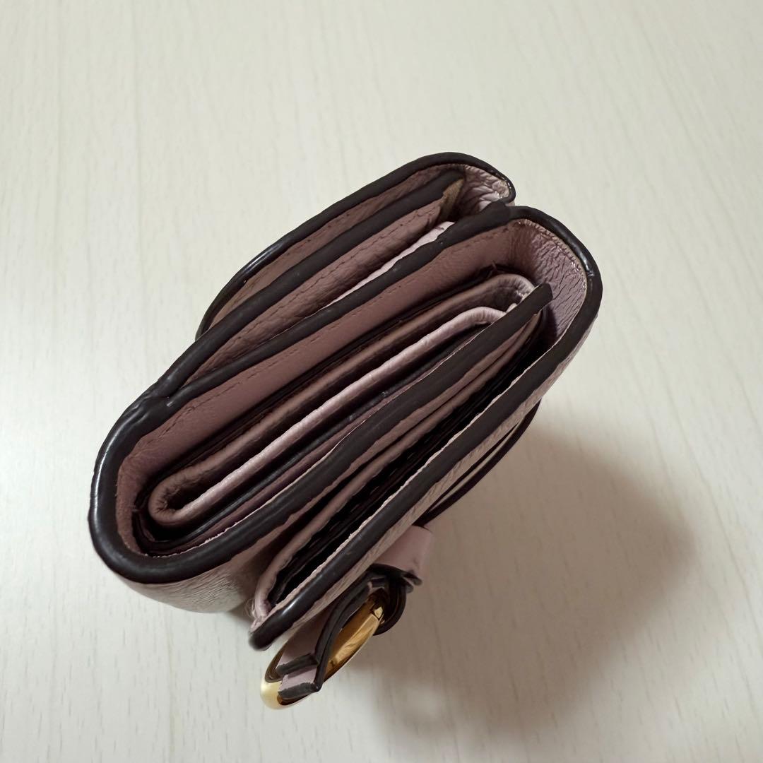 Chloe 三つ折財布 ピンク
