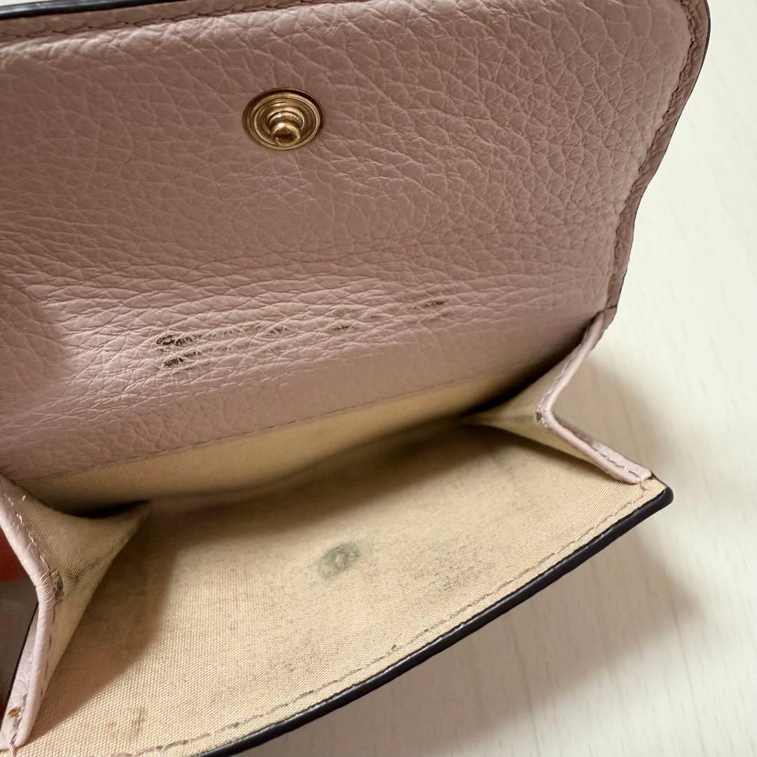 Chloe 三つ折財布 ピンク