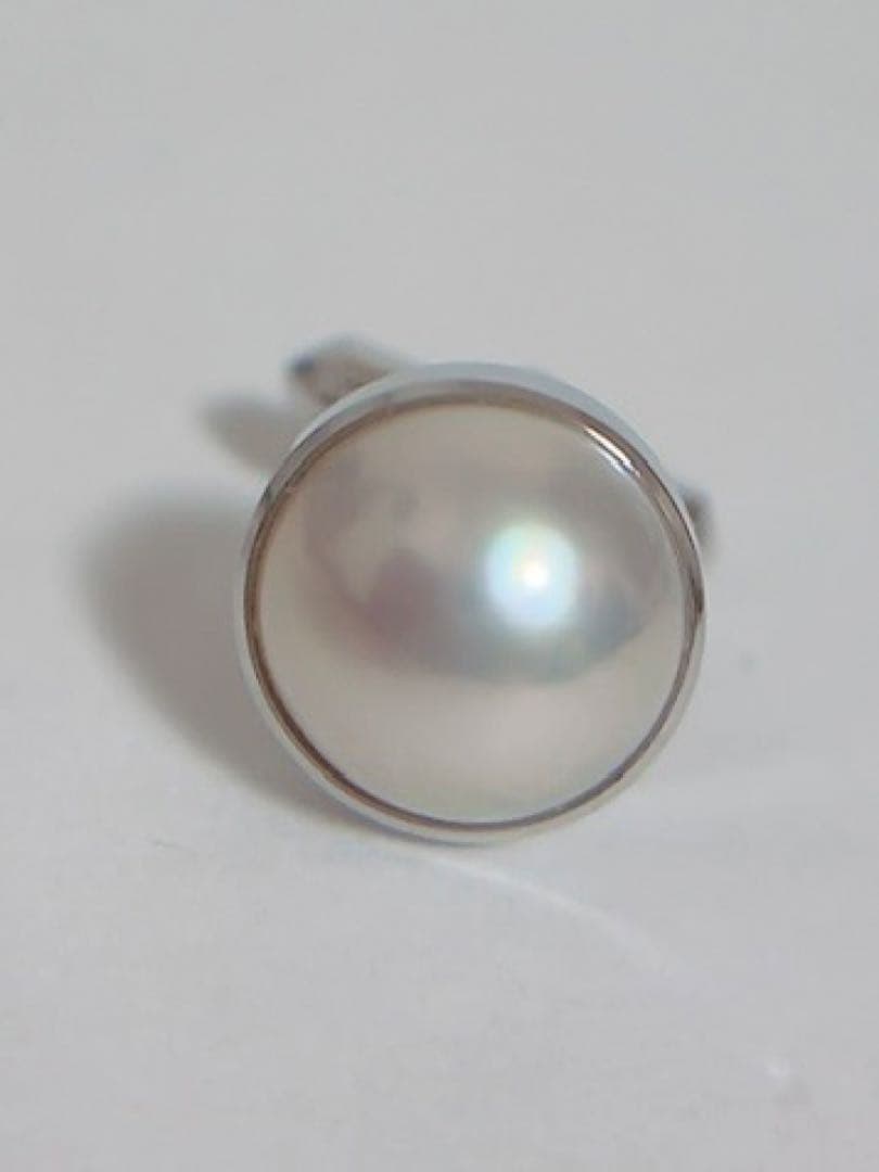 タサキ　TASAKI マベパール　カフリンクス　シルバー
