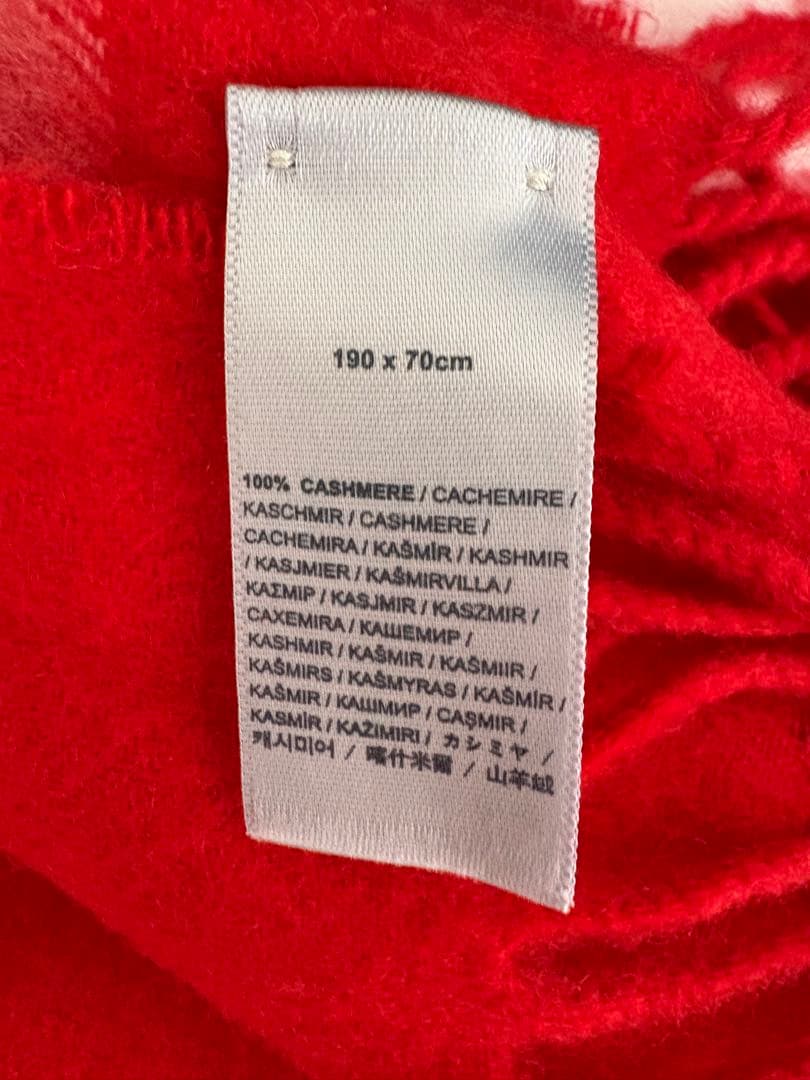 ジョンストンズカシミア100%大判ストール
