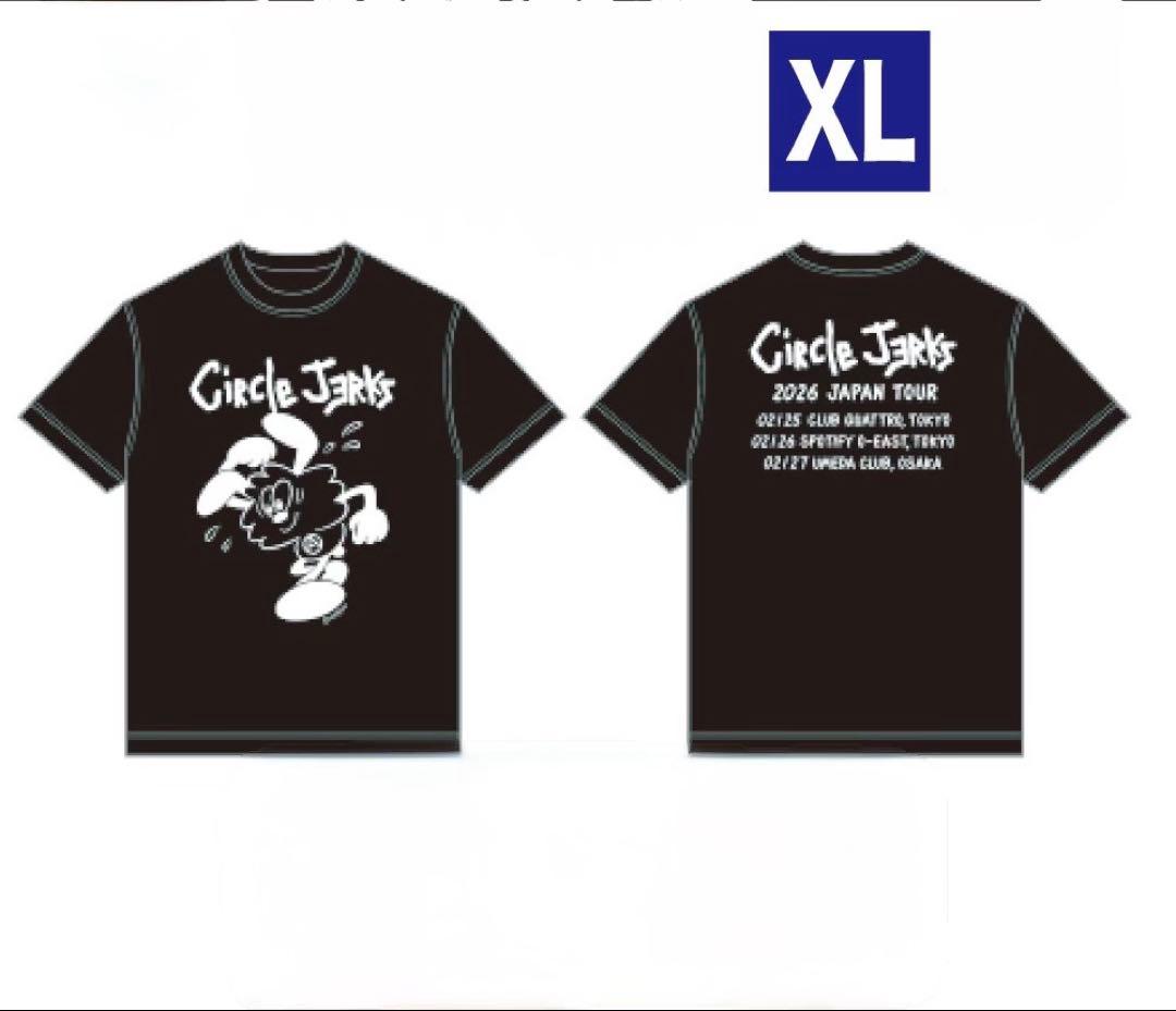 CIRCLE JERKS VERDY ツアー Tシャツ XL 黒