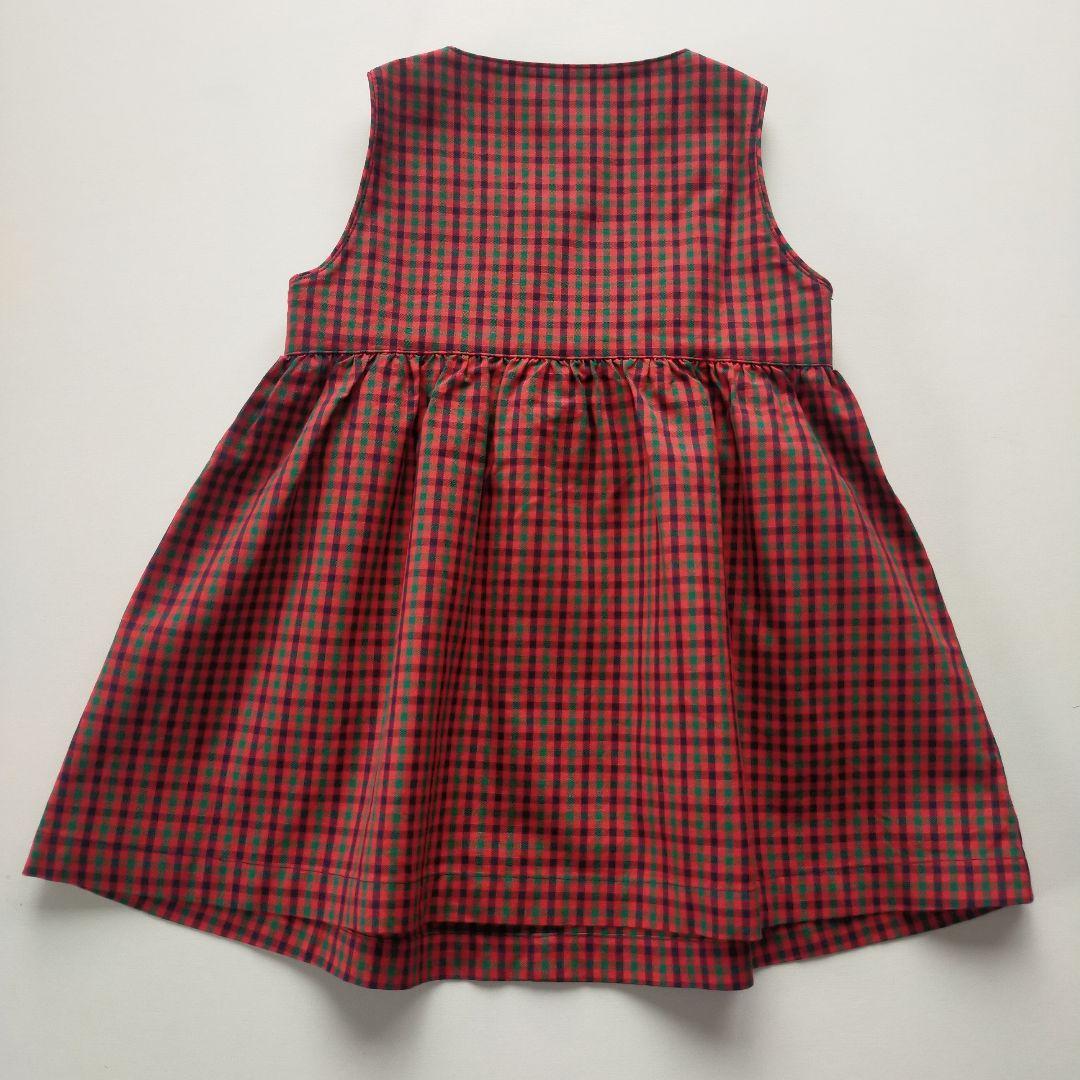 美品★現行品★80cm familiar ファミリア チェックワンピース