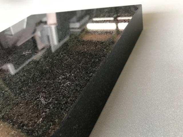 特価★超最高級 天然黒御影石オーディオボード●300×250×40●　5面磨