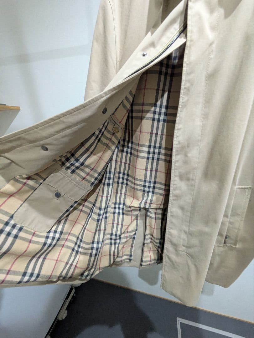 BURBERRY LONDON ベージュ トレンチコート チェック柄
