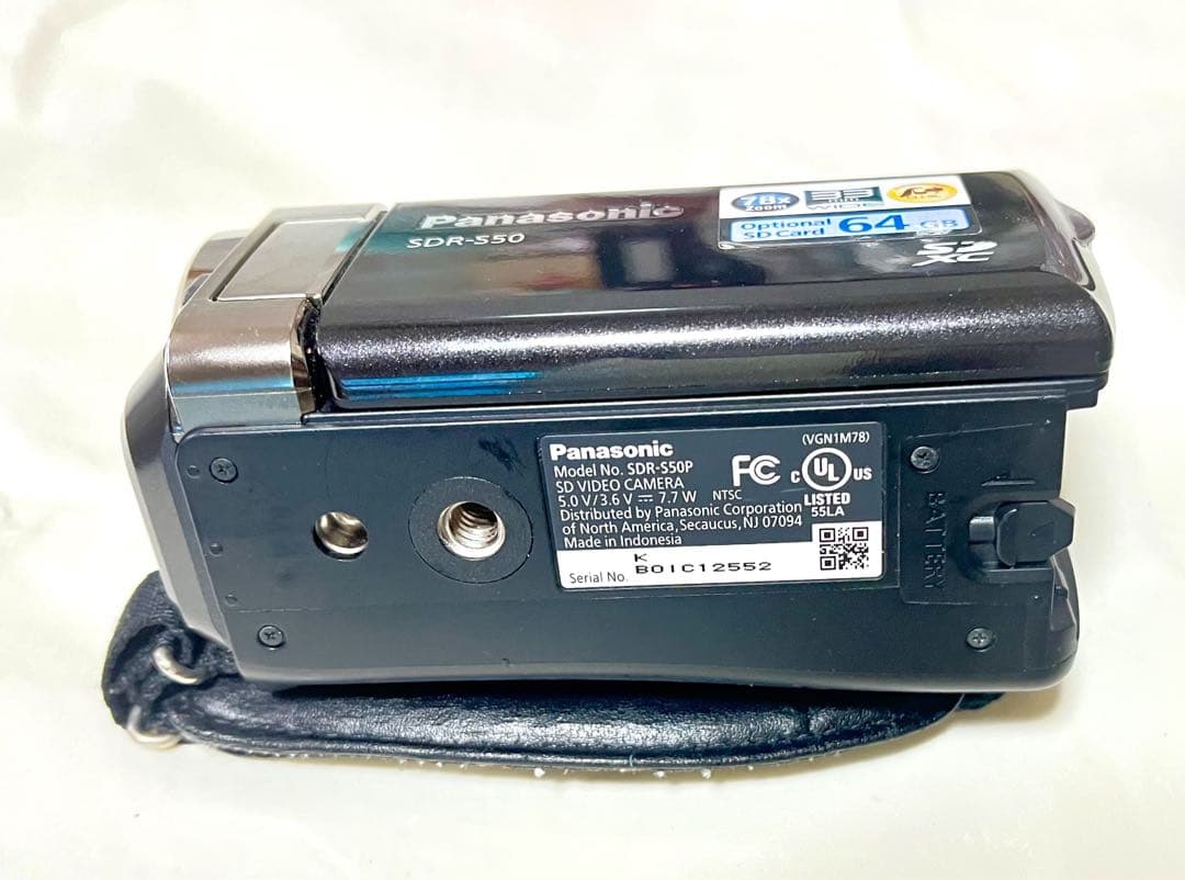 Panasonic SDR-S50 ビデオカメラ 78xズーム 64GB