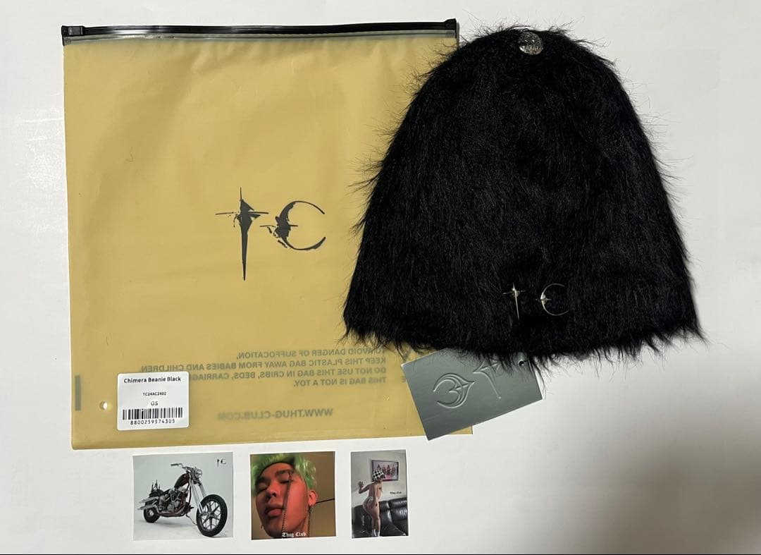 Thug ClubサグクラブBeanieBlackビーニー新品送料無料