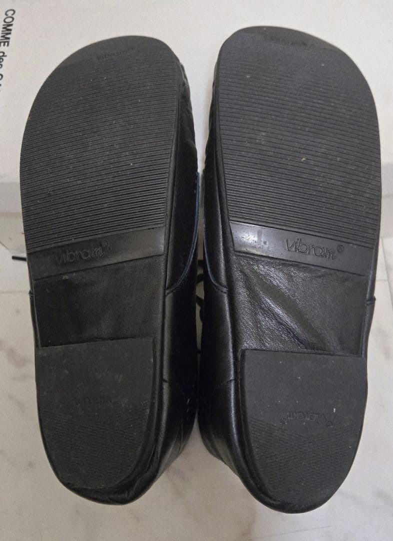 4/4限定値下 COMME des GARÇONS パンチングレザーブーツ 黒