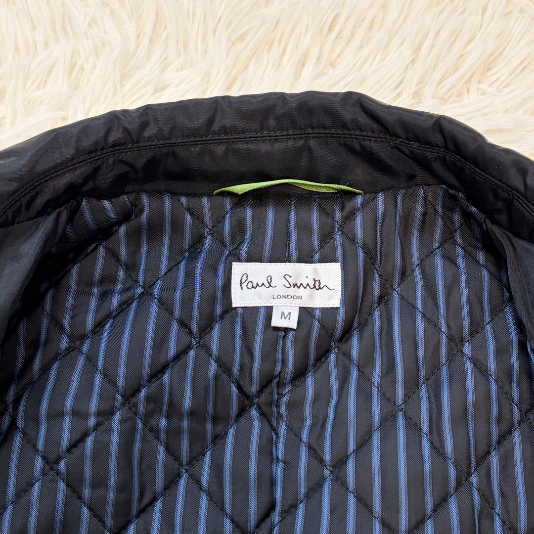 Paul Smith ナイロン 中綿 キルティング テーラードジャケット 黒 M