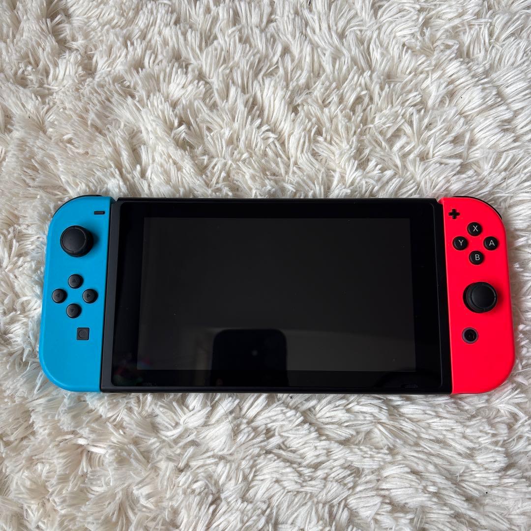 ✨美品✨ Nintendo Switch 本体 青/赤 箱付き