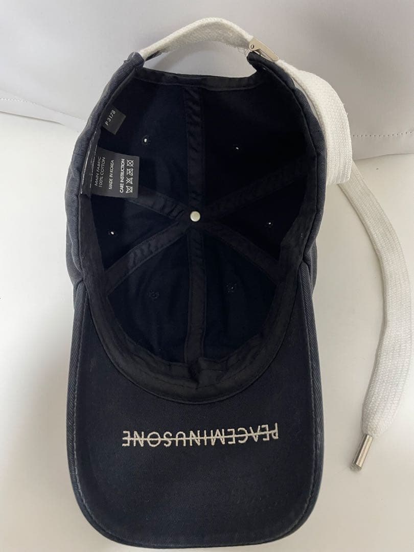 【専用】ピースマイナスワン　PMO SHOELACE CAP ブラック　正規品