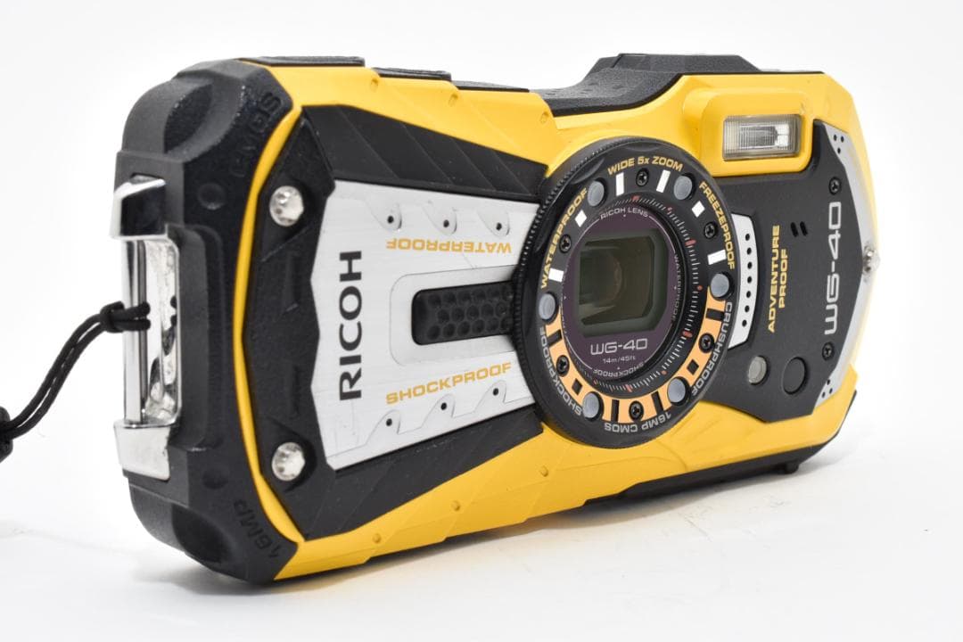 【美品】RICOH WG-40 イエロー　動作確認済
