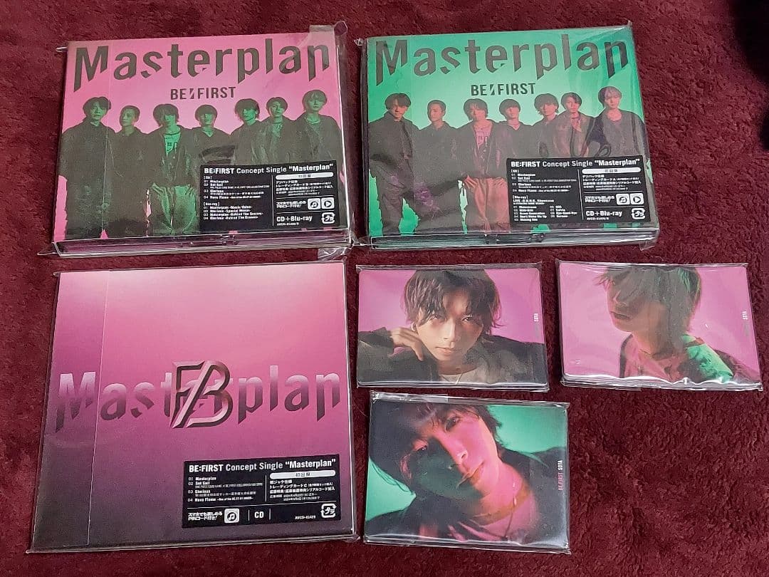 Masterplan LIVE盤.MV盤.通常盤 3点セット　特典付　まとめ売り